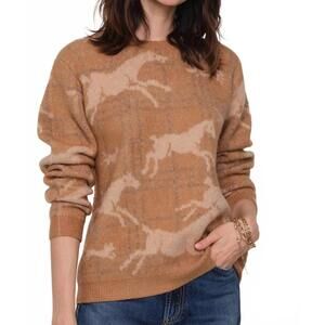 NEW HEARTLOOM cerise sweater in taupe